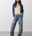 Free People Reverie Patchwork Jean