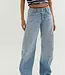 Fable Low-Rise Twisted Bowed Jeans