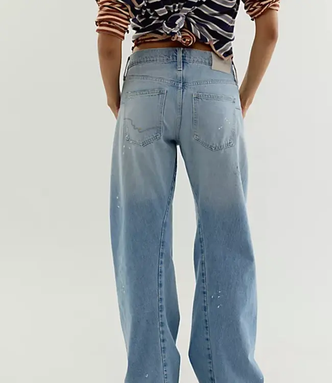 Fable Low-Rise Twisted Bowed Jeans