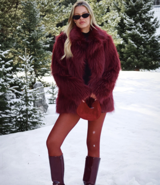 Show Me Your Mumu Salt Lake Fur Coat