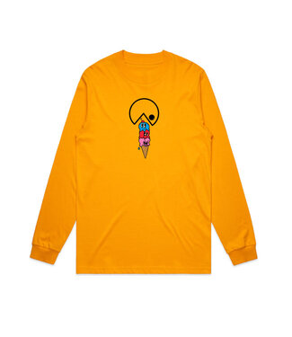 Abstract PAC-MAN Ice Cream Long-Sleeve Tee