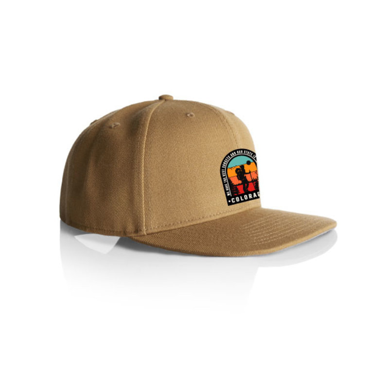 Abstract Colorado Best State Snapback with Black Patch