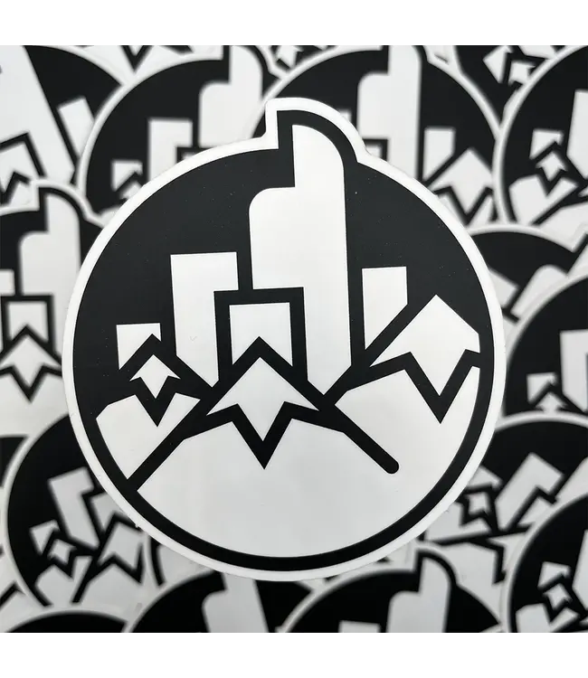 Abstract Colorado Cityscape Sticker