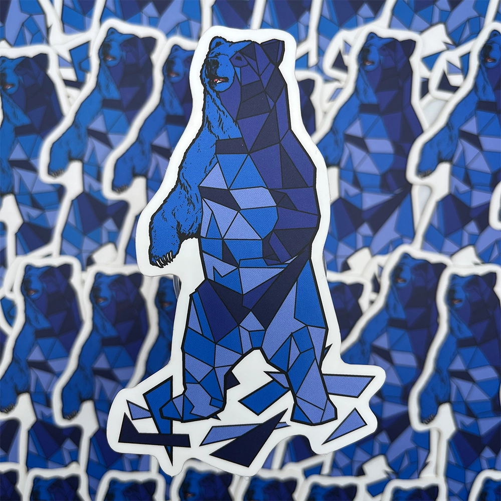 Blue Bear - Sticker