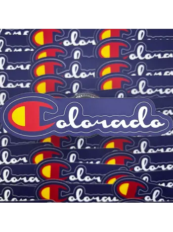 Abstract Colorado Champion Colorado Sticker