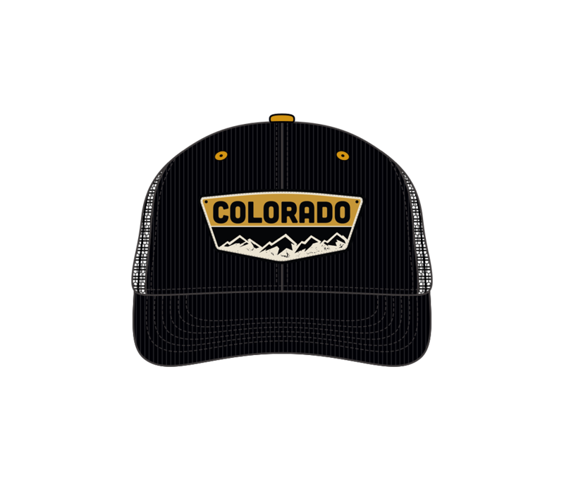 Abstract Colorado Colorado Mountain Patch Hat