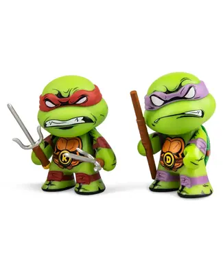 TMNT 3in Vinyl Figures 2 Pack- Raphael & Donatello