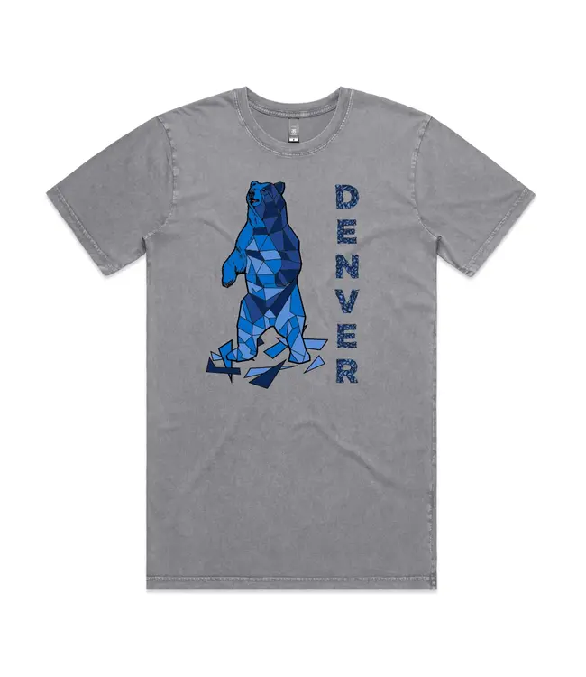 Abstract Colorado Denver Geo Bear Tee