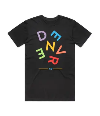 Abstract Colorado Denver Jumble Tee