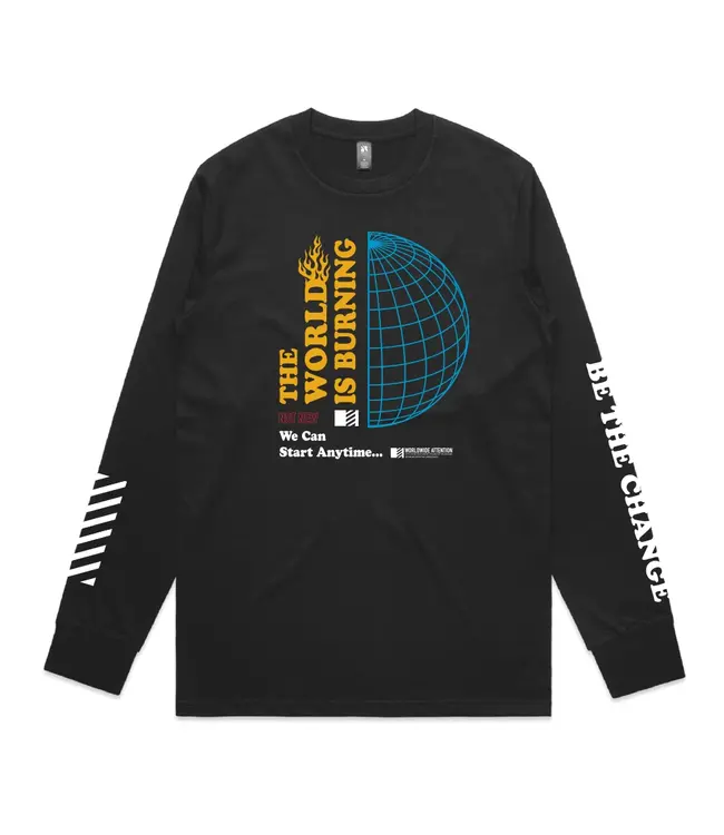 Abstract The World is Burning Longsleeve