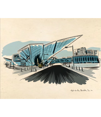 Karl Krumpholz 11 x 17 Denver Art Museum Illustration By Karl Krumpholz