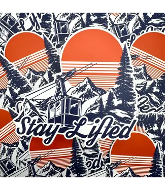 Abstract Colorado Stay Lifted Sticker