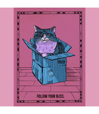 Jesse Jarldane Art Self Care Cat Prints by Jesse Jarldane