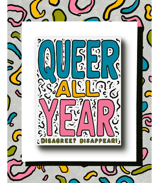 French Dip Design French Dip Queer all Year Sticker