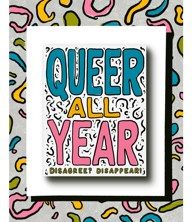 French Dip Design French Dip Queer all Year Sticker