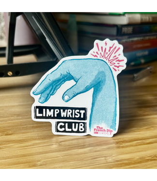 French Dip Design French Dip Limp Wrist Club Sticker