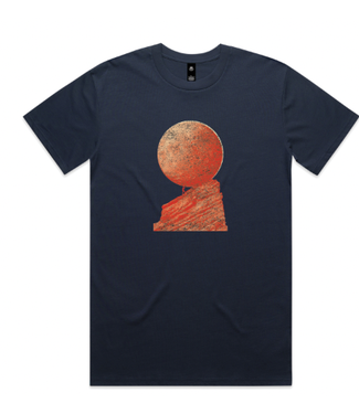Abstract Moving the Moon Tee by Rabies Babies
