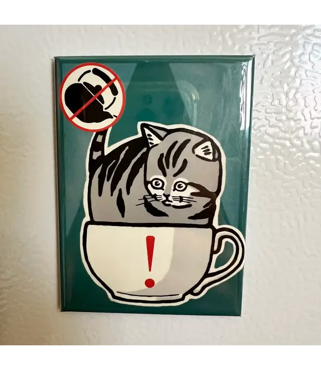 Arna Miller Cat Teapot Magnet