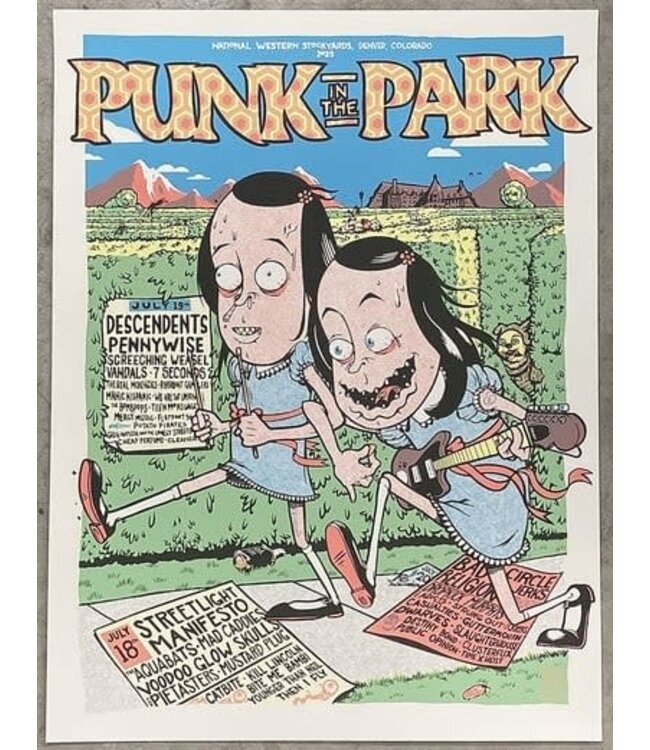 Punk in the Park 18 x 24  by Joe T