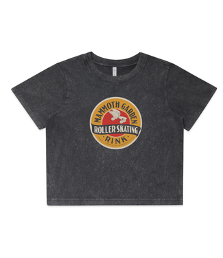 Abstract Mammoth Garden Roller Rink Ladies Cropped Tee