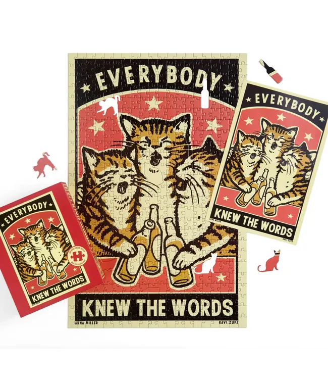 Arna Miller Drunk Cats Puzzle