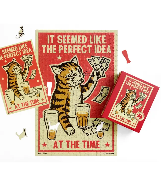 Arna Miller Drunk Cats Puzzle