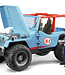 Jeep Cross Country racer blue with driver