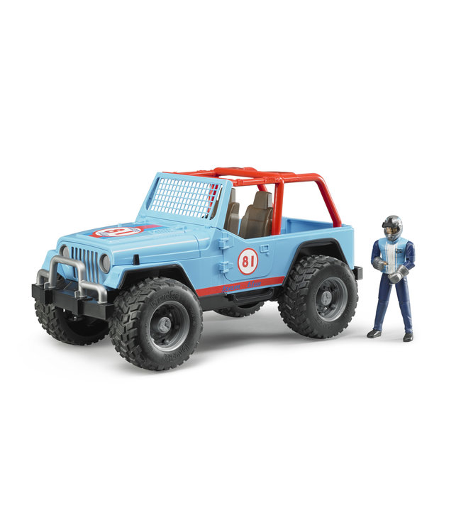 Jeep Cross Country racer blue with driver