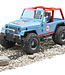 Jeep Cross Country racer blue with driver