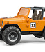 Jeep Cross Country racer orange with driver