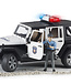 Jeep Rubicon Police car + light skin Policem