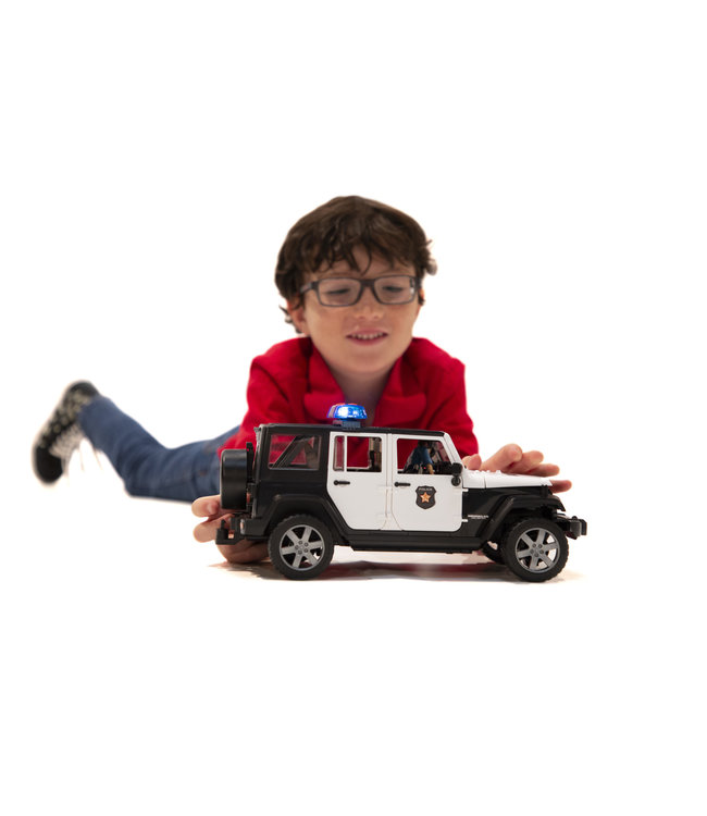 Jeep Rubicon Police car + light skin Policem