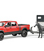 RAM 2500 Pickup Truck w Horse Trailer and Horse