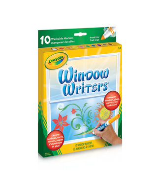 Crayola MKRS,10CT,WINDOW WRITERS