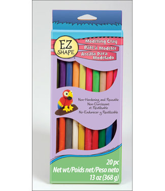 Sculpey EZ SHAPE SAMPLER/20 CLRS PEG