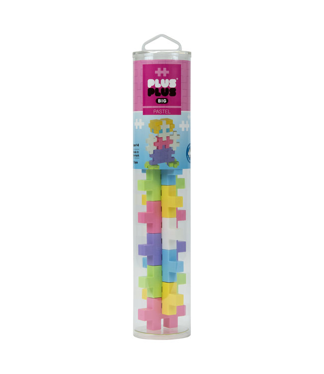 Plus-Plus Tube BIG 15pc - Pastel