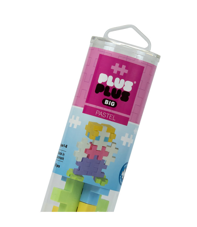 Plus-Plus Tube BIG 15pc - Pastel