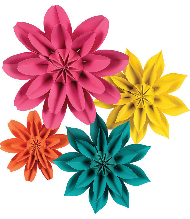 Teacher Created Resources Beautiful Brights Paper Flowers