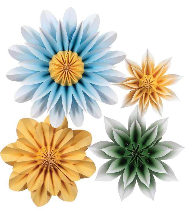 Floral Sunshine Paper Flowers