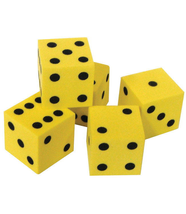 Foam Traditional Dice