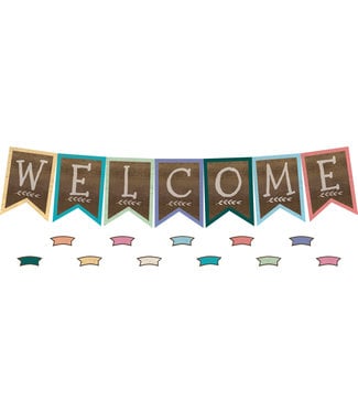 Teacher Created Resources Home Sweet Classroom Pennants Welcome Bulletin Board
