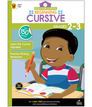 Brighter Child Beginning Cursive Activity Book Grade 2-3 Paperback