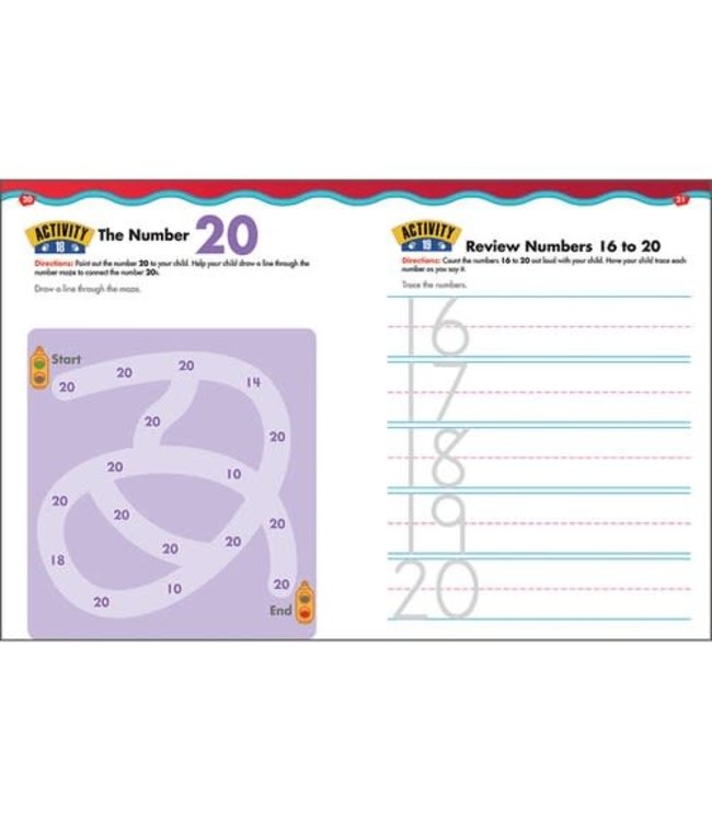 Big Skills for Little Hands: Trace Numbers (Ages 3+) Book