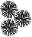 Black & White Poms Colorful Cut-Outs® (Single Design)