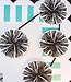 Black & White Poms Colorful Cut-Outs® (Single Design)