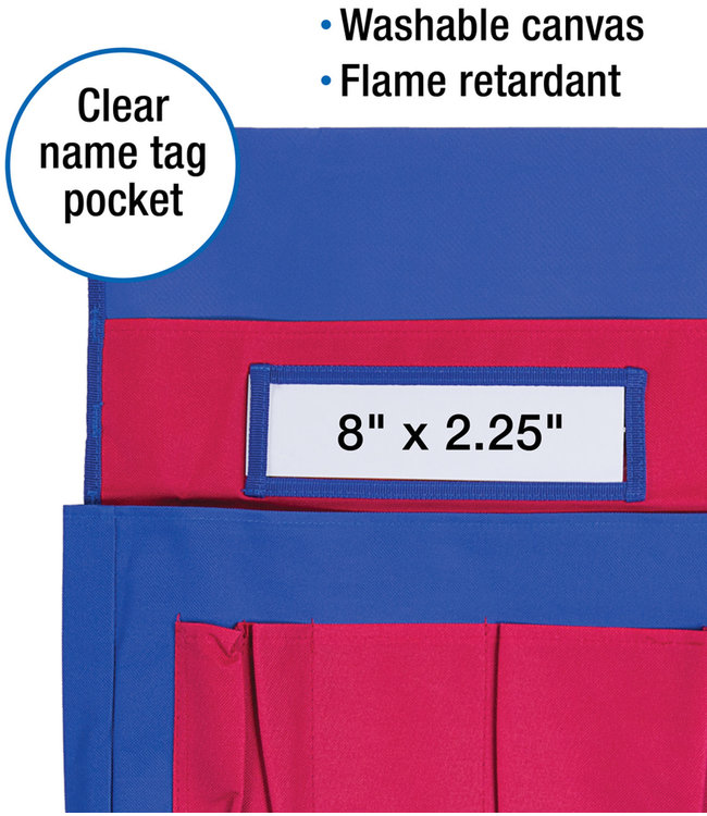 Blue/Red Chairback Buddy