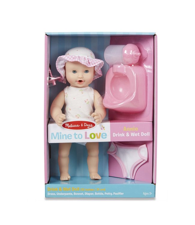 Annie - 12" Drink & Wet Doll