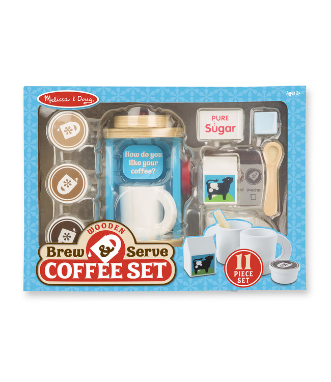 Wooden Brew & Serve Coffee Set