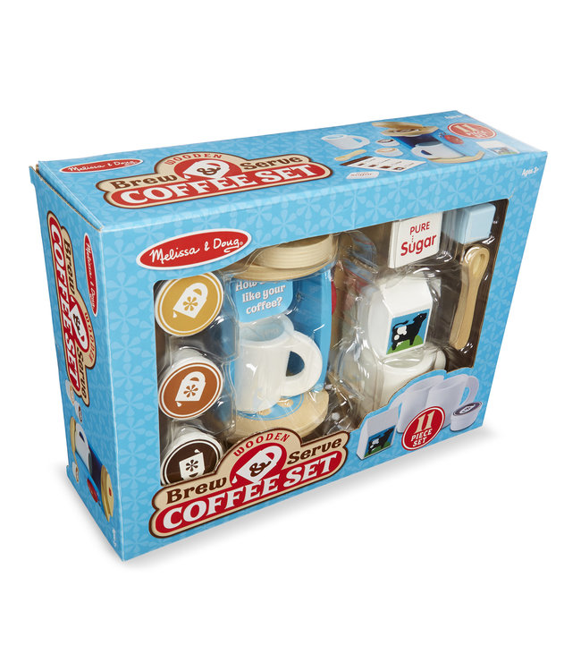 Wooden Brew & Serve Coffee Set
