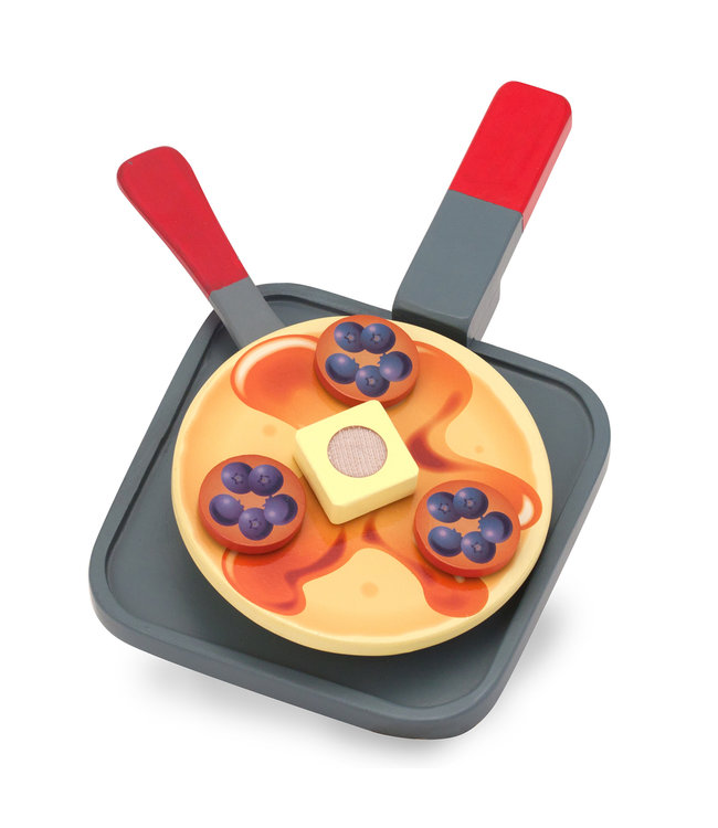 Wooden Flip & Serve Pancake Set